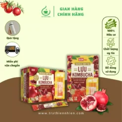 Trà lựu kombucha