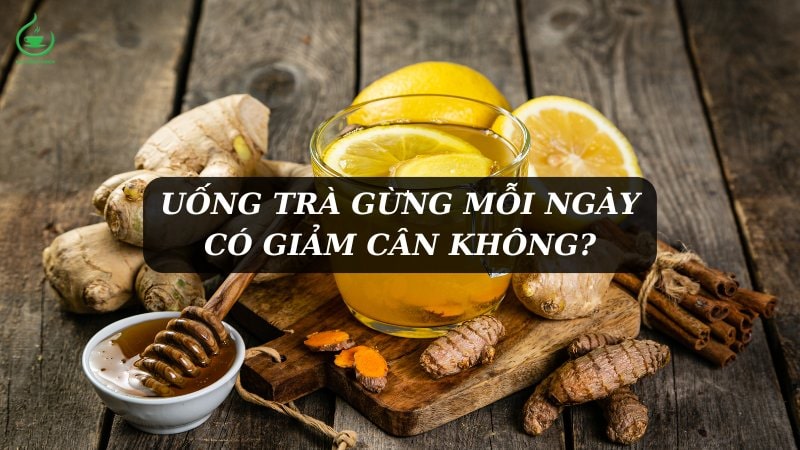 uống trà gừng mỗi ngày có giảm cân không