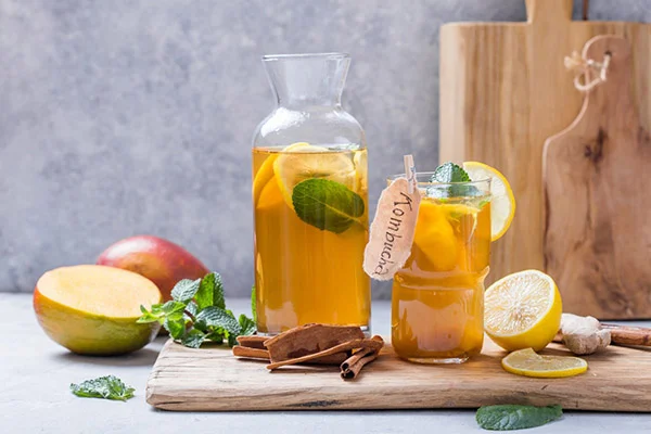 trà kombucha mix vị